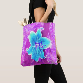 Hübsches Aqua Blue Stargazer Livio Lila Tasche