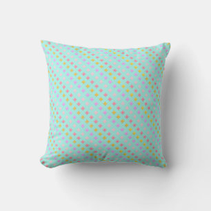 Hübsches Aqua Gemustert Pastel INSPIRIERT CUSHION Kissen