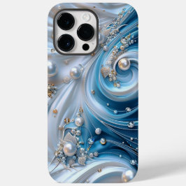 Hübsches Aquamarines blaues Aqua Türkise Geode Roc Case-Mate iPhone 14 Pro Max Hülle