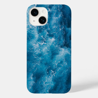 Hübsches Aquamarines Blue Aqua Türkise Geode Muste Case-Mate iPhone 14 Hülle