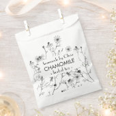 Hübsches Aquarell Chamomile Tee Geschenktütchen (Ausgeschnitten)