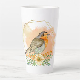 Hübsches Aquarell und Wildblumen Milchtasse