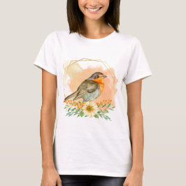 Hübsches Aquarell und Wildblumen T-Shirt