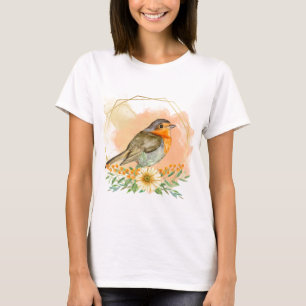 Hübsches Aquarell und Wildblumen T-Shirt