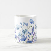 Hübsches Aquarellblau Kaffeetasse (Mittel)