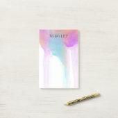 hübsches Aquarelldesign - Sonderanweisung Post-it Klebezettel (Auf Schreibtisch)