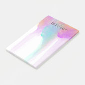 hübsches Aquarelldesign - Sonderanweisung Post-it Klebezettel (angewinkelt)