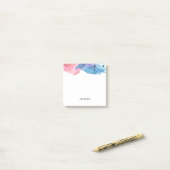 hübsches Aquarelldesign - Sonderanweisung Post-it Klebezettel (Auf Schreibtisch)