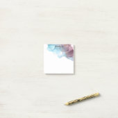 hübsches Aquarelldesign - Sonderanweisung Post-it Klebezettel (Auf Schreibtisch)