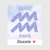 Hübsches Aquarius Astrologie Signieren Personalisi