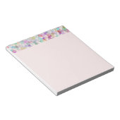 Hübsches Ausschneiden des Glases Notepad Pink Notizblock (angewinkelt)