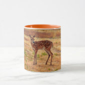 Hübsches Baby Deer Fawn Art Tassen Cup (Zentrum)