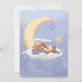 Hübsches Baby Duschenspiel? Einladung (Rückseite)