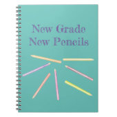 Hübsches Back-to-School-Notebook Notizblock (Vorderseite)