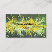 Hübsches BALI-EIDECHSE Entwurfsrot + Ihre Ideen Visitenkarte (Rückseite)