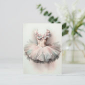 Hübsches Ballettkleid Postkarte (Stehend Vorderseite)