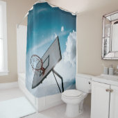 Hübsches Basketballdesign Duschvorhang (Beispiel)