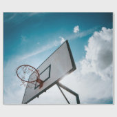Hübsches Basketballdesign Geschenkpapier (Flach)