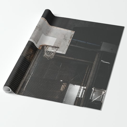 Hübsches Basketballdesign Geschenkpapier (Ungerollt)