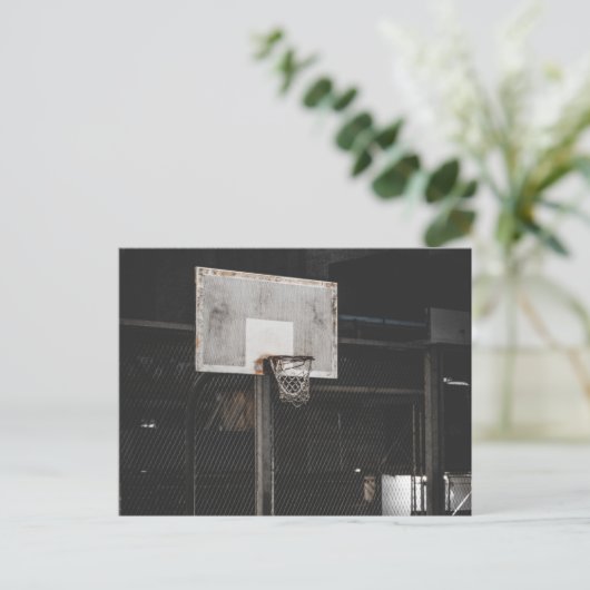 Hübsches Basketballdesign Postkarte (Stehend Vorderseite)