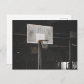 Hübsches Basketballdesign Postkarte (Vorne/Hinten)