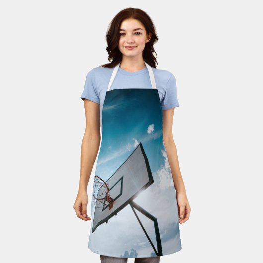 Hübsches Basketballdesign Schürze (Getragen)