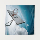 Hübsches Basketballdesign Wandteppich (Vorderseite (Horizontal))