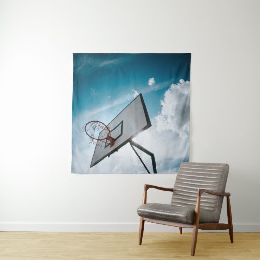 Hübsches Basketballdesign Wandteppich (Beispiel)