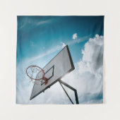 Hübsches Basketballdesign Wandteppich (Vorderseite)