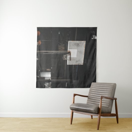 Hübsches Basketballdesign Wandteppich (Beispiel (Horizontal))