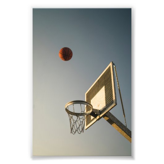Hübsches Basketballgeschenk Fotodruck (Vorne)