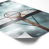 Hübsches Basketballgeschenk Fotodruck (Ecke)