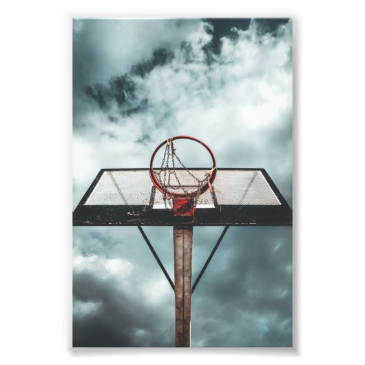 Hübsches Basketballgeschenk Fotodruck (Vorne)