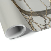 Hübsches Basketballgeschenk Geschenkpapier (Rolleneckpunkt)