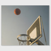 Hübsches Basketballgeschenk Geschenkpapier (Flach)