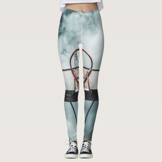 Hübsches Basketballgeschenk Leggings (Vorderseite)