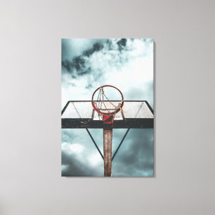 Hübsches Basketballgeschenk Leinwanddruck