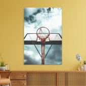 Hübsches Basketballgeschenk Leinwanddruck (Insitu (Wohnzimmer))