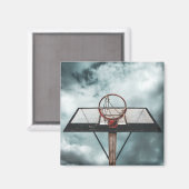 Hübsches Basketballgeschenk Magnet (Vorderseite/Rückseite)