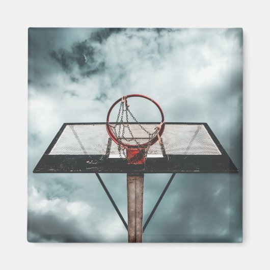 Hübsches Basketballgeschenk Magnet (Vorne)