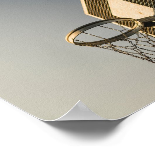 Hübsches Basketballgeschenk Poster (Ecke)