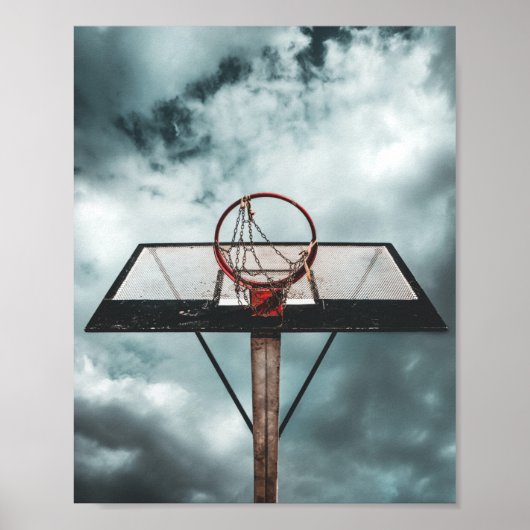 Hübsches Basketballgeschenk Poster (Vorne)