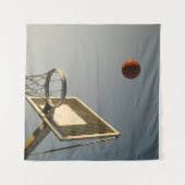 Hübsches Basketballgeschenk Wandteppich (Vorderseite (Horizontal))