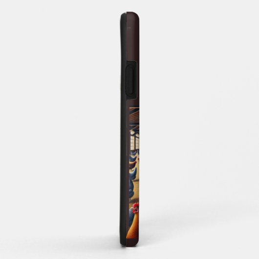 Hübsches Bauernhaus Art Fox in Hen House Stealing  Case-Mate iPhone Hülle (Hinten/Rechts)