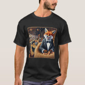 Hübsches Bauernhaus Art Fox in Hen House Stealing T-Shirt (Vorderseite)