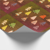 Hübsches Baumwrapping-Papier Geschenkpapier (Ecke)