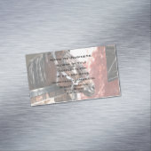 Hübsches Bay Horn im sonnigen Stall Magnetische Visitenkarte (Beispiel)