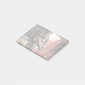 Hübsches Bay Horn im sonnigen Stall Post-it Klebezettel (angewinkelt)