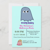 Hübsches Beängstigendes Halloween-Party Pastel The Einladung (Vorderseite)