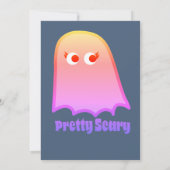 Hübsches Beängstigendes Halloween-Party Pastel The Einladung (Rückseite)